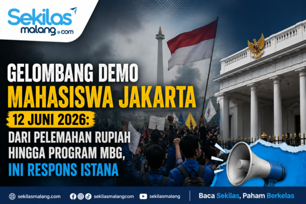 Gelombang Demo Mahasiswa Jakarta 12 Juni 2026: Dari Pelemahan Rupiah hingga Program MBG, Ini Respons Istana