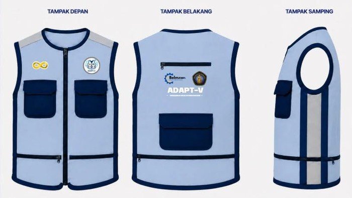 Rompi anti tantrum UB ADAPT-V karya mahasiswa Universitas Brawijaya Malang